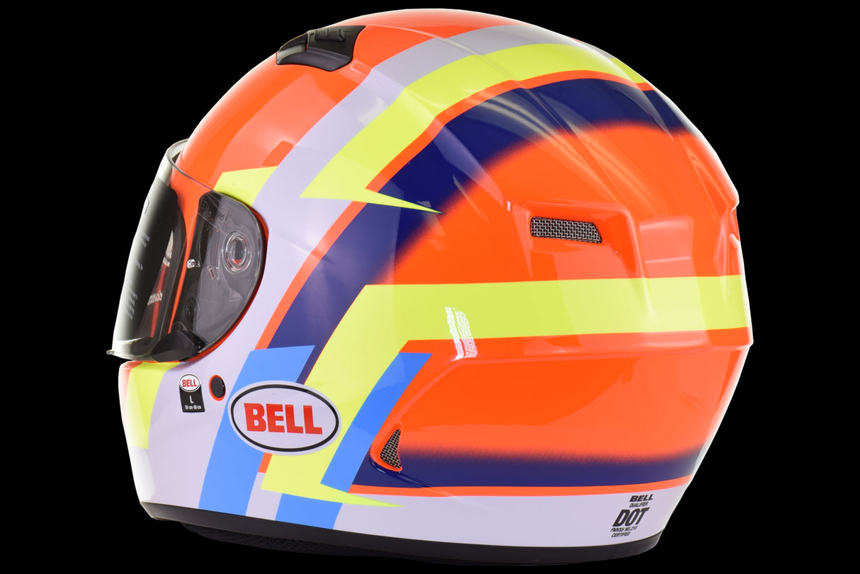 Bell Qualifier Vibe Orange/Blue Large