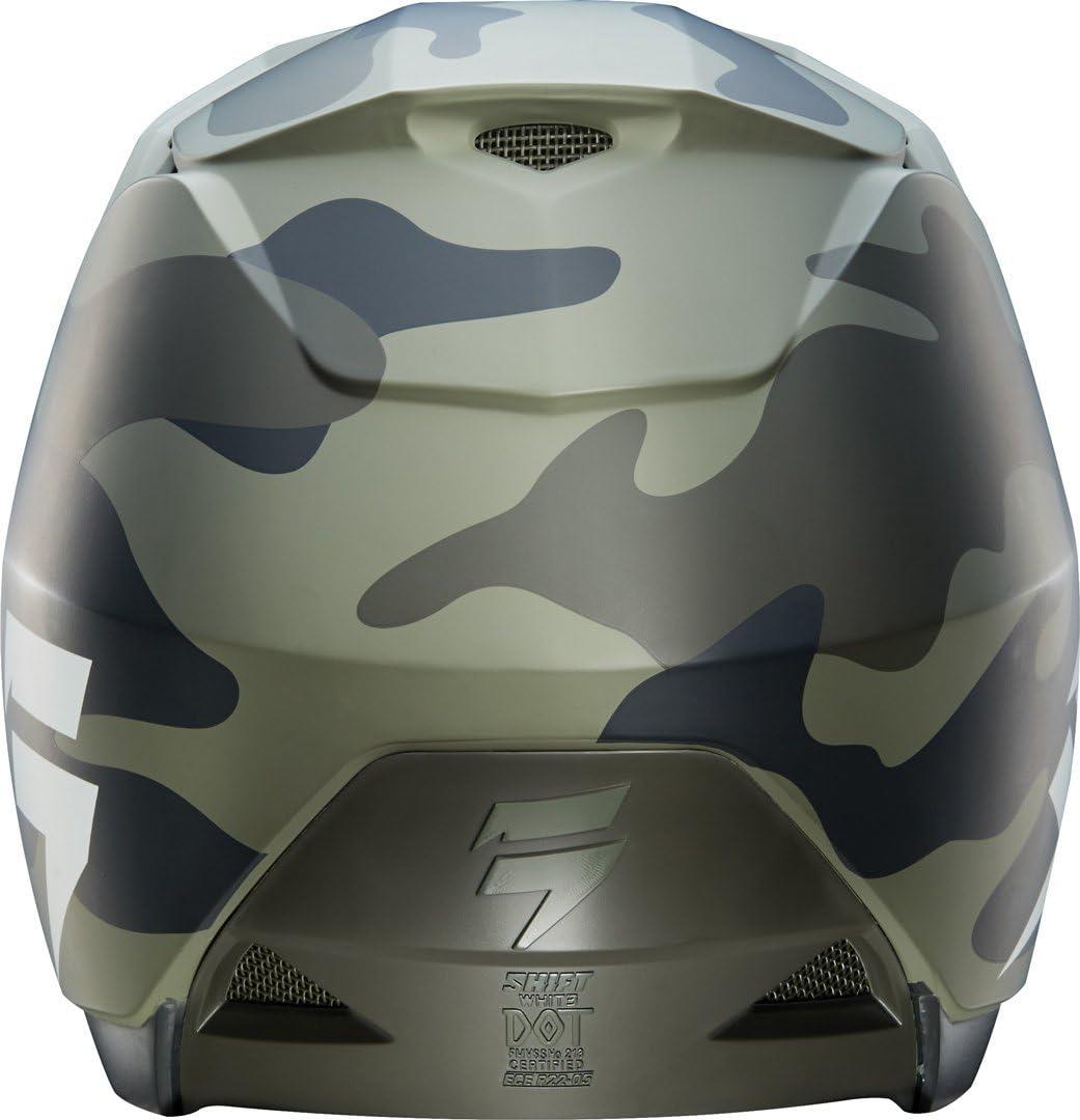 Shift - White Label Helmet - Green Camo - XL (Box Damage)