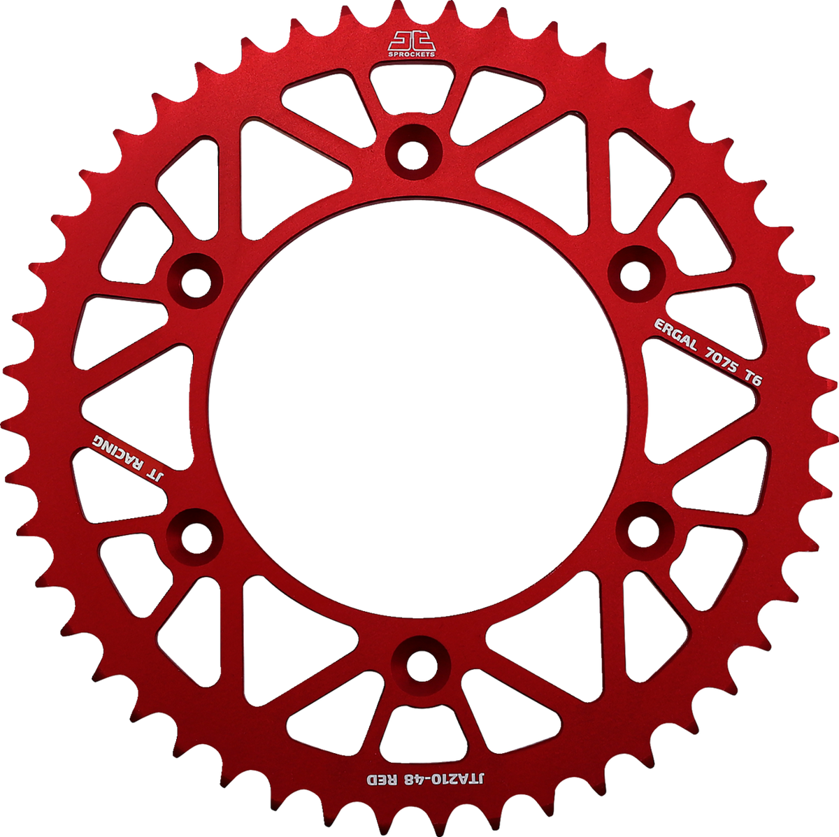 JT SPROCKETS JTA210.48RED Rear Sprocket - Honda/Beta - Red - 48 Tooth | Off-Road/Street