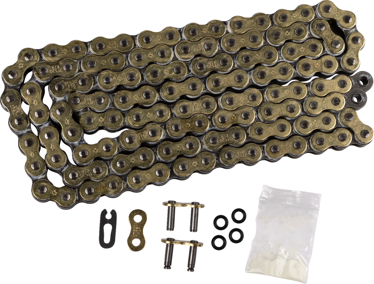 JT CHAINS JTC520X1RGB120DL 520 X1R - Heavy Duty Drive Chain - 120 Links - Gold | Off-Road