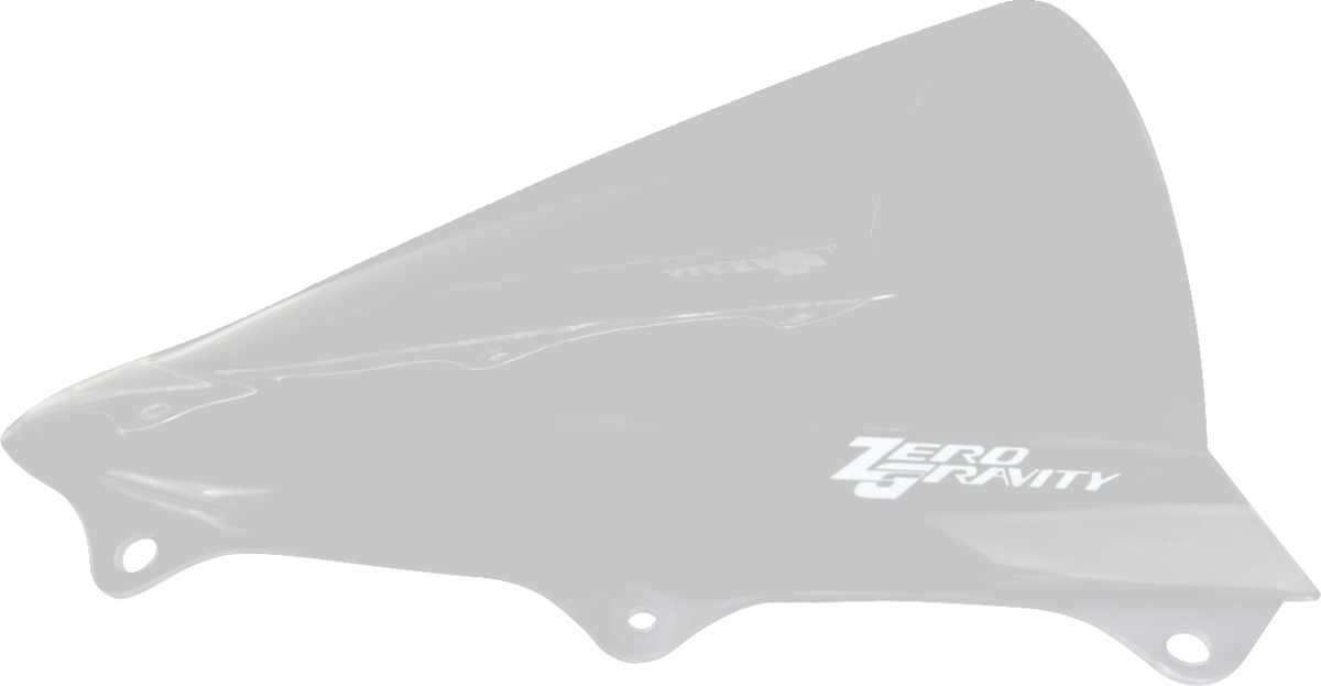 Zero Gravity 16-114-01 Double Bubble Windscreen - Clear - GSX-R 600/750 | Street