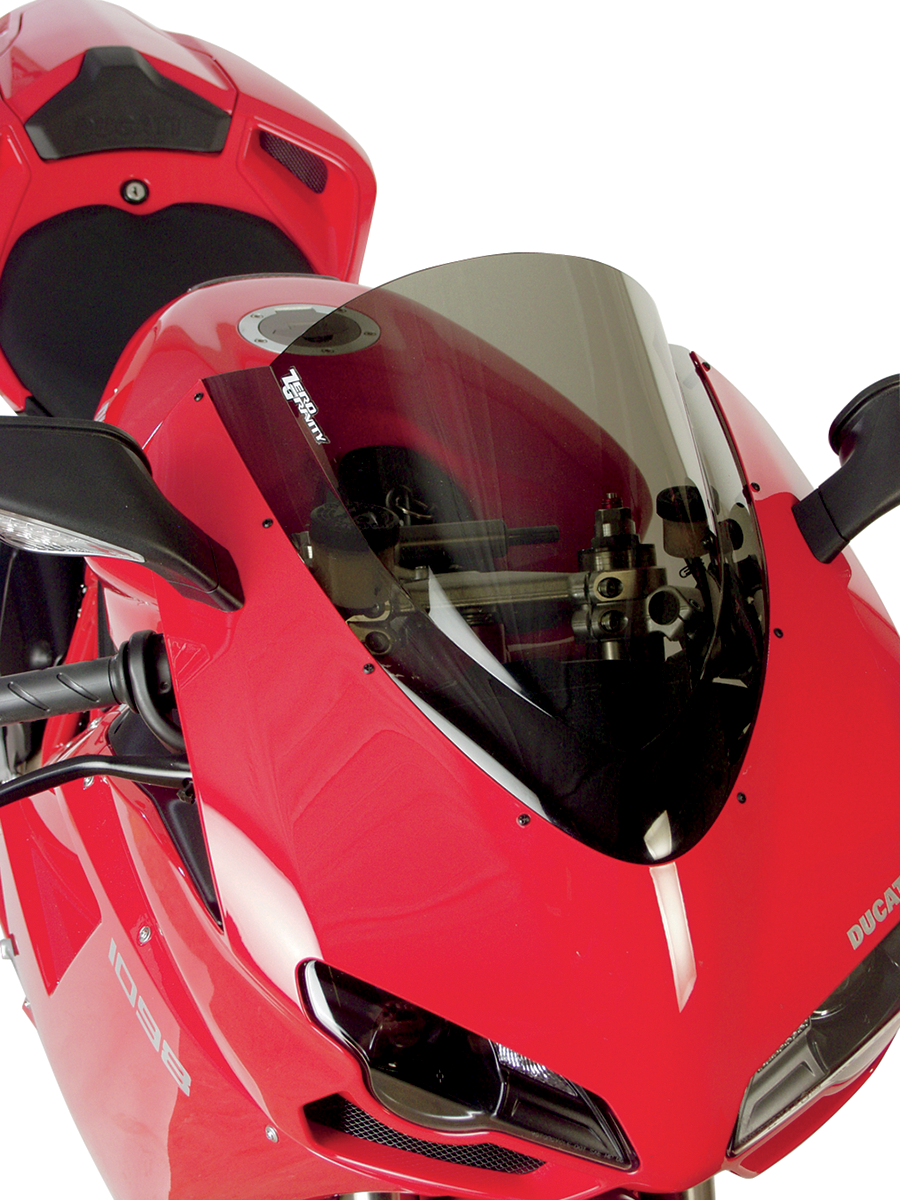 Zero Gravity 16-729-02 Double Bubble Windscreen - Smoke - Ducati 1098 | Street