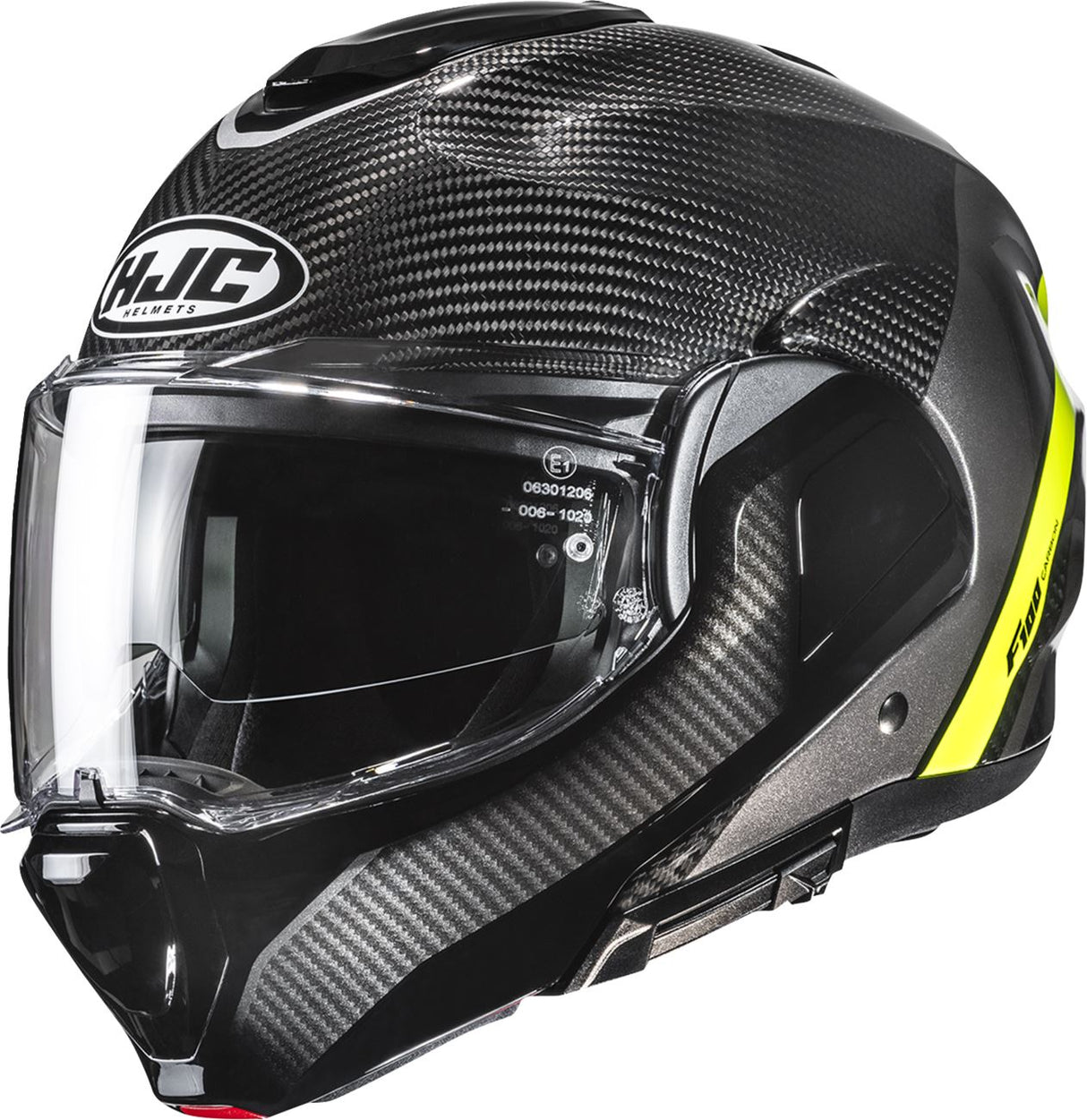 HJC F100 Carbon Modular Motorcycle Helmet - Stan