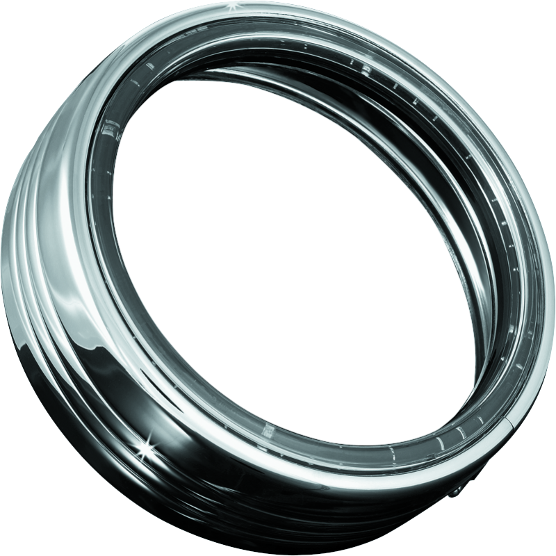 Kuryakyn LED Halo Trim Ring For 7inch Headlight 83-13 Touring Models Chrome - Cycle City Outdoors