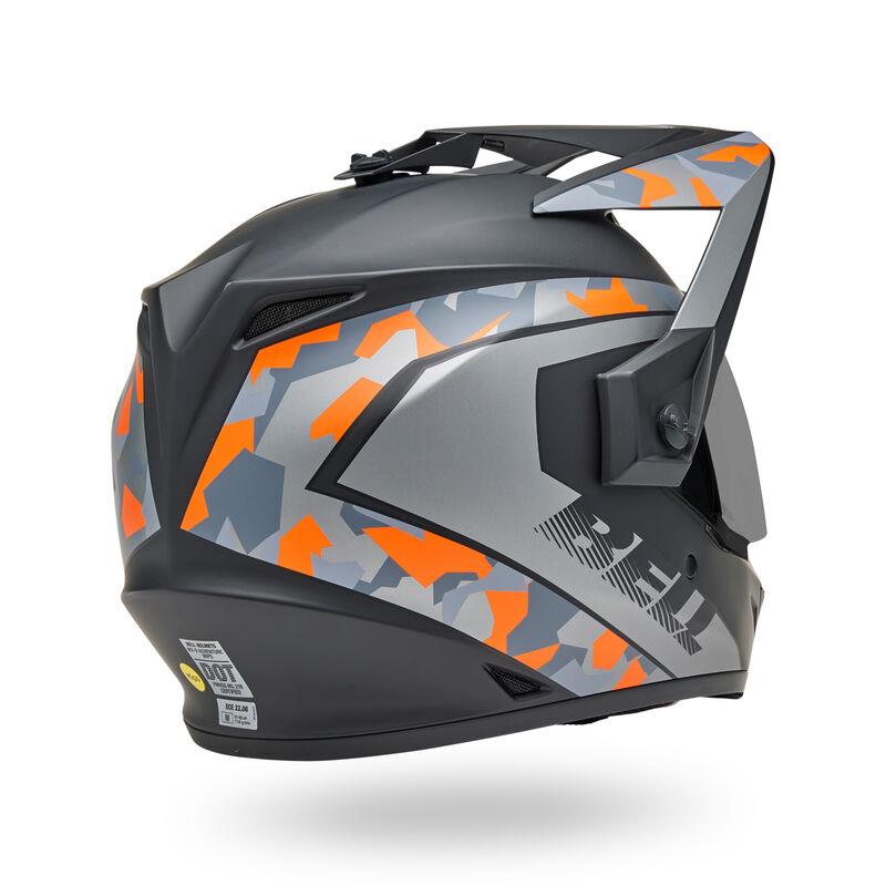 Bell - MX-9 ADV MIPS - Matte Black/Orange Camo Mesa