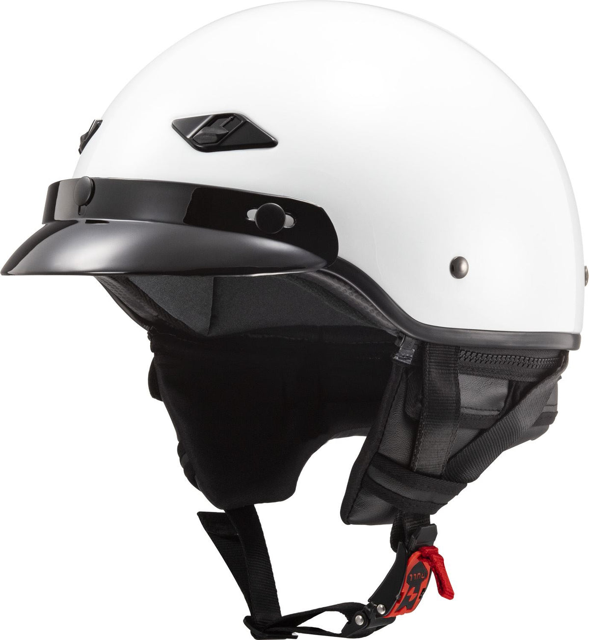 LS2 Bagger Half Helmet | Gloss White / Matte Black | DOT | S–2XL