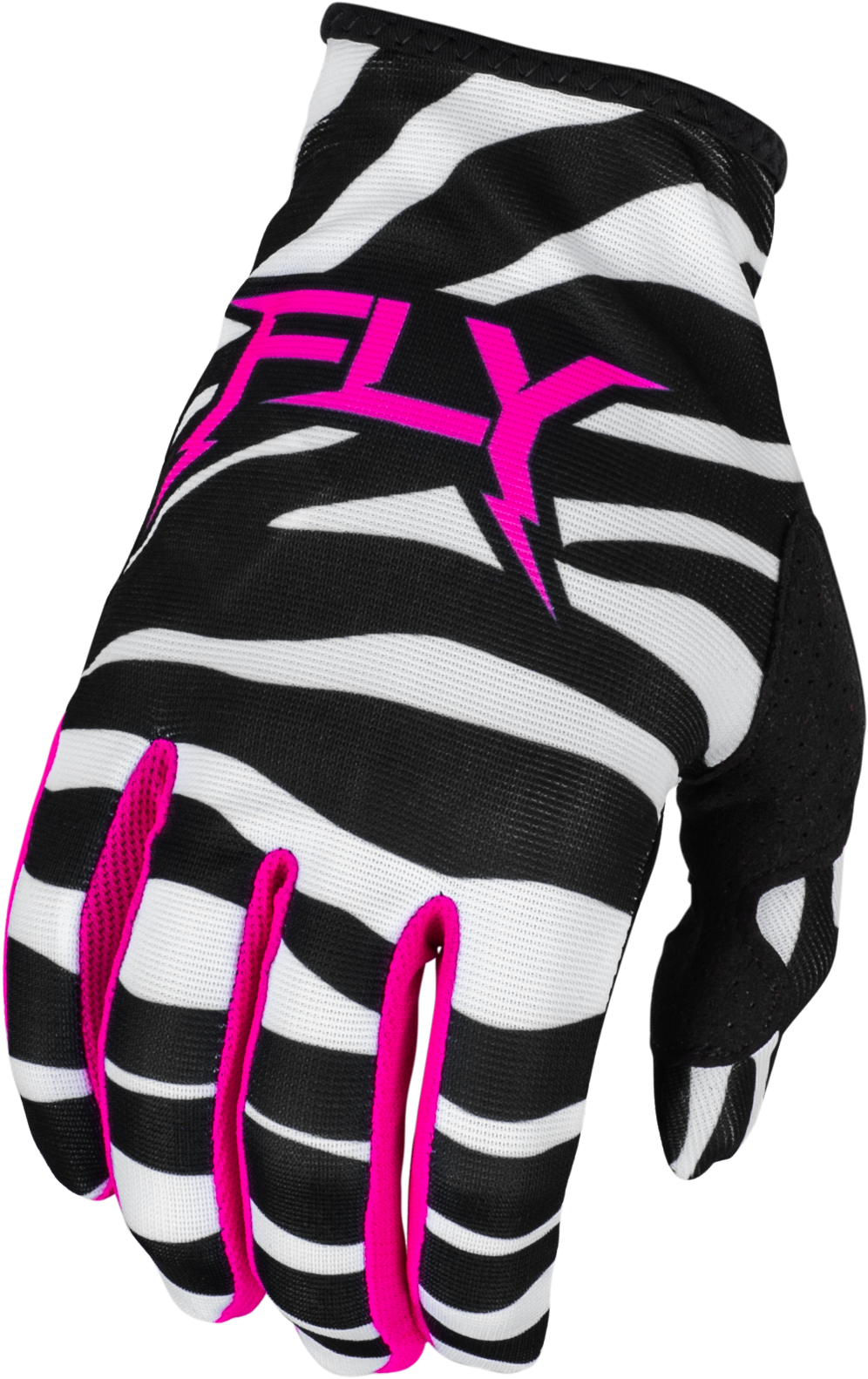 Lite Uncaged Gloves Black/White/Neon Pink Md - Cycle City Outdoors