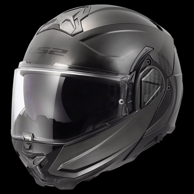 LS2 - Advant II Jeans Gloss Gray Modular Helmet