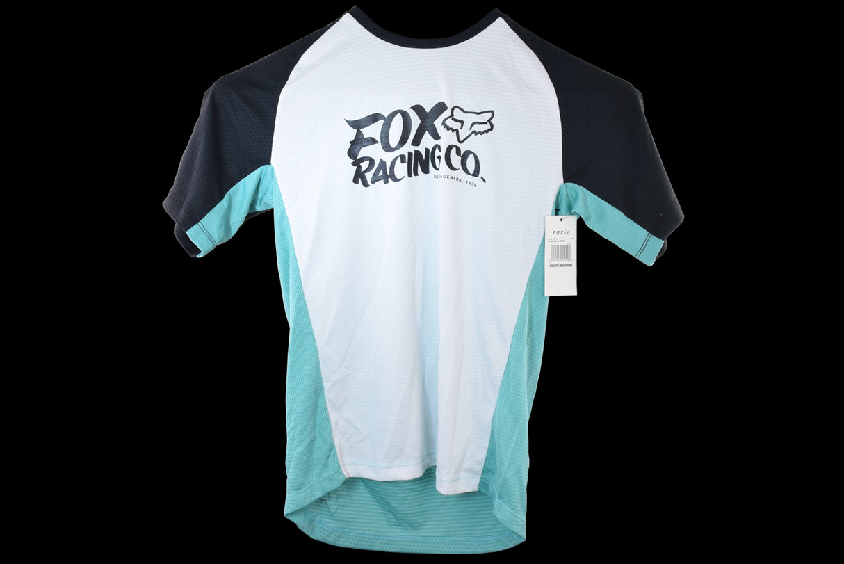 Fox Racing - Youth Defend Short Sleeve Jersey - Teal Y/M