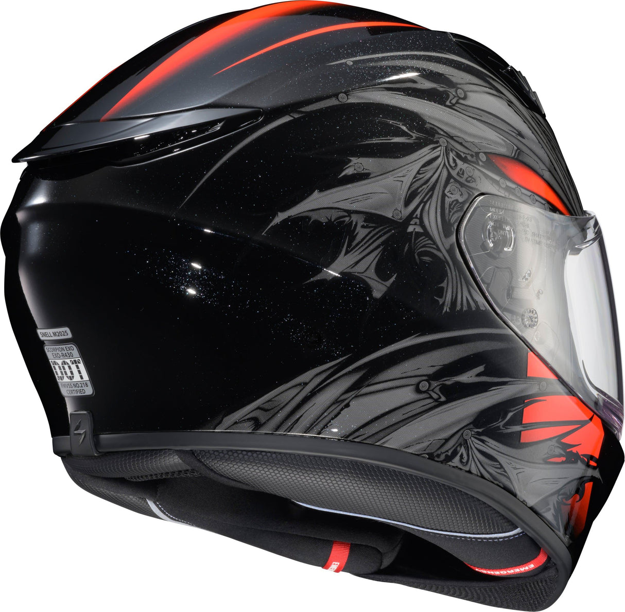 Scorpion Exo R430 Full Face Helmet Wyvern Blk/Red