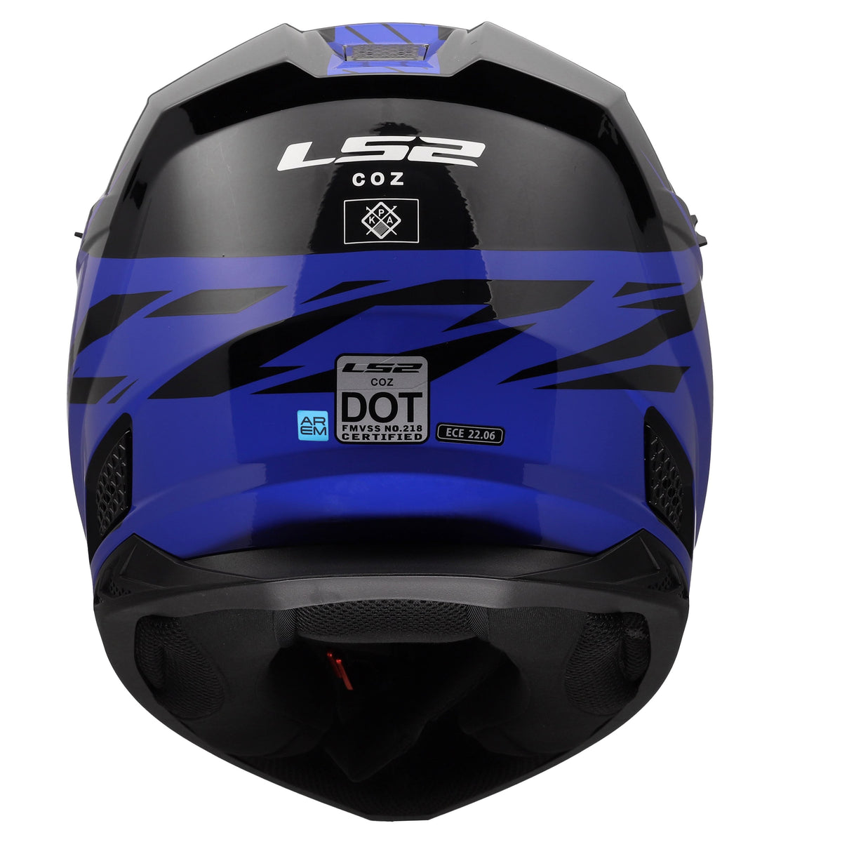 LS2 Coz Roar Motocross Helmet | Gloss Black | Multi-Color | XS–3XL | 706-1221