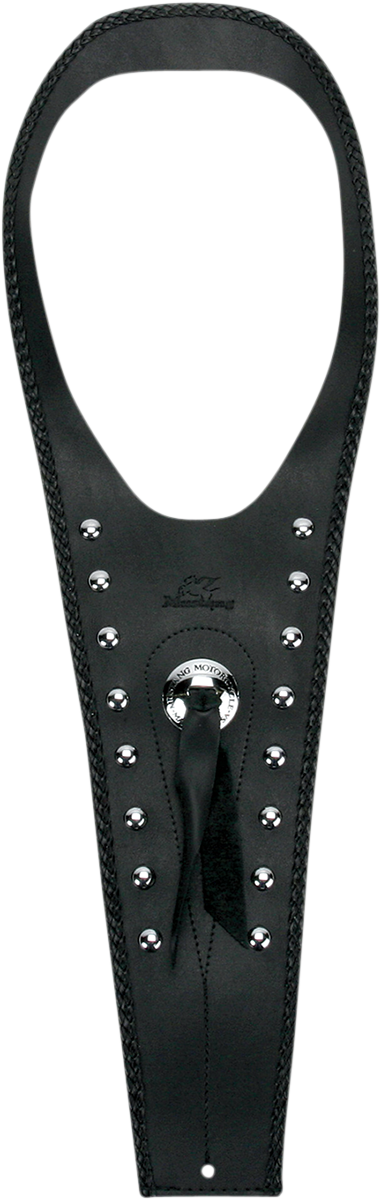 MUSTANG Cruiser Tank Bib - Studs/Concho - Black - Yamaha 93158