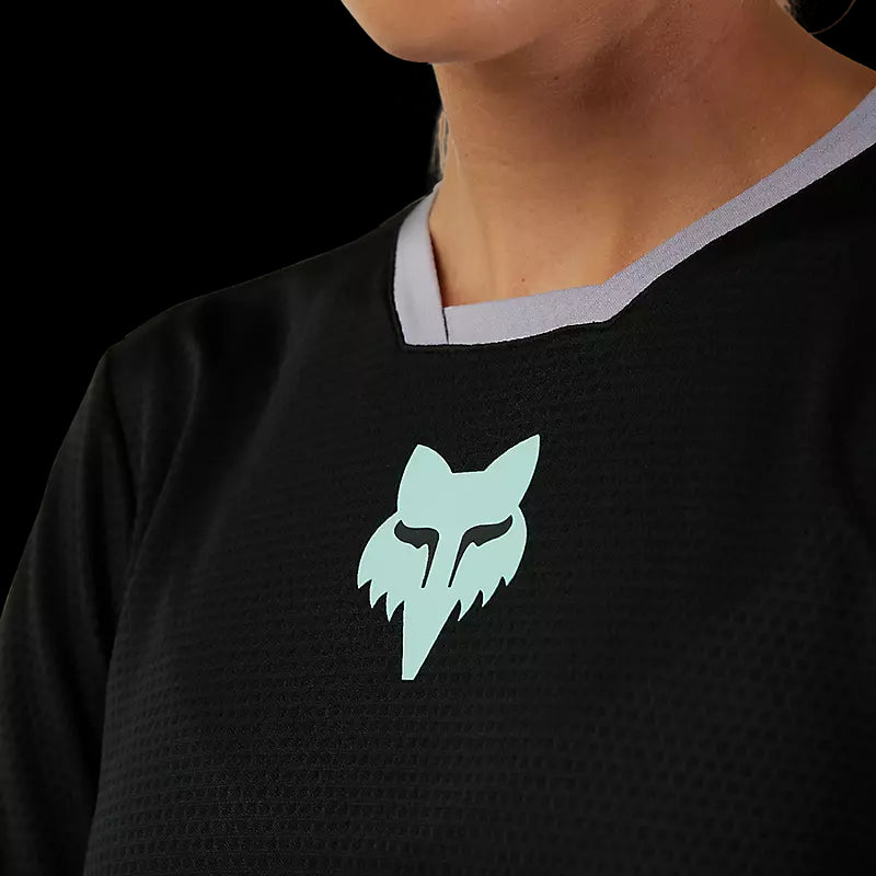 Fox Racing - Womens Defend Race Long Sleeve Jersey - Black - S