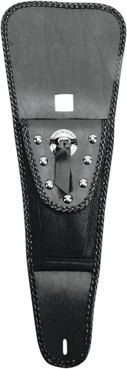 MUSTANG Pouch Tank Bib - Studded - Black - Suzuki 93317