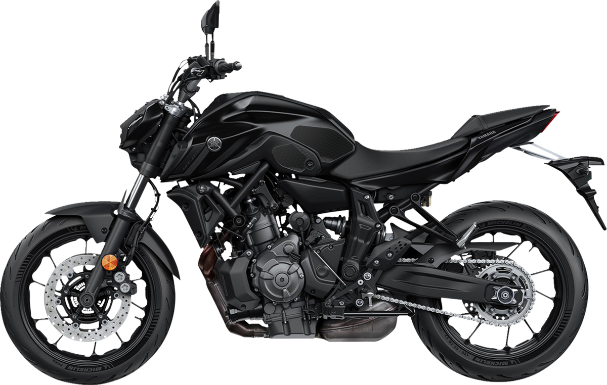 STOMPGRIP 55-14-0195B Tank Grips - Icon - Black - Yamaha - MT '22-'25 | Street