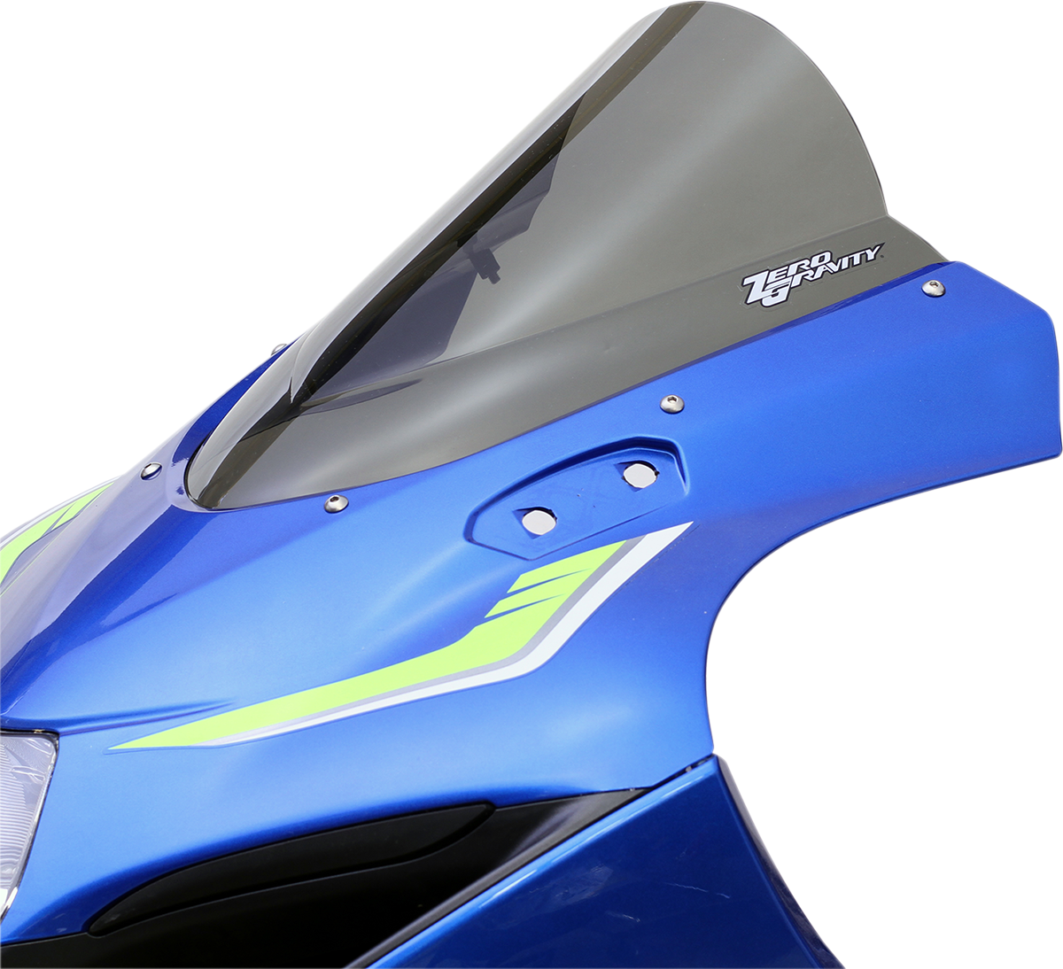 Zero Gravity 16-115-02 Double Bubble Windscreen - Light Smoke - GSX-R 1000R/Z | Street