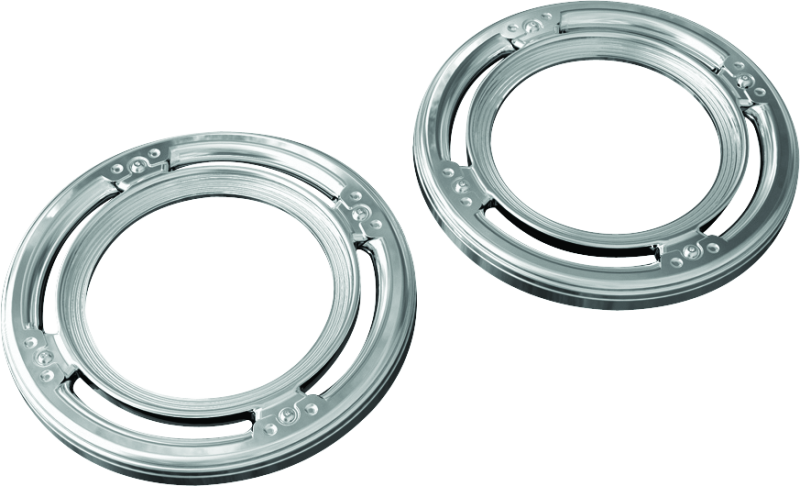 Kuryakyn Rear Speaker Accents For Harley-Davidson Chrome - Cycle City Outdoors