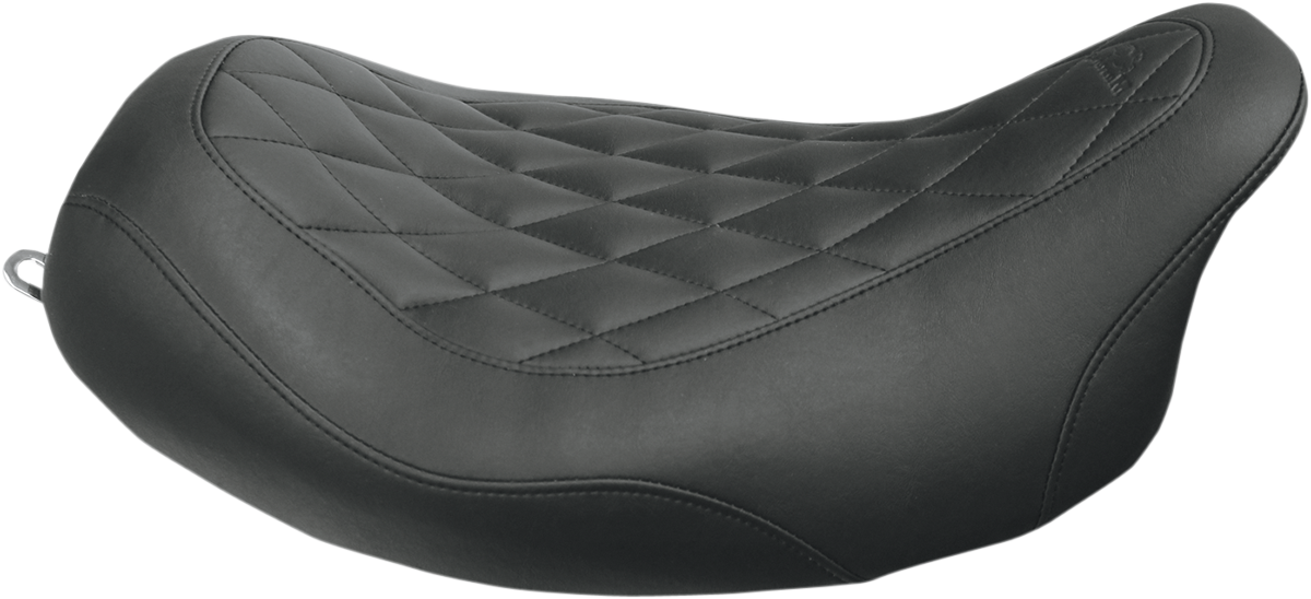 MUSTANG Seat - Wide Tripper* Solo - without Backrest - Diamond - Black 76694
