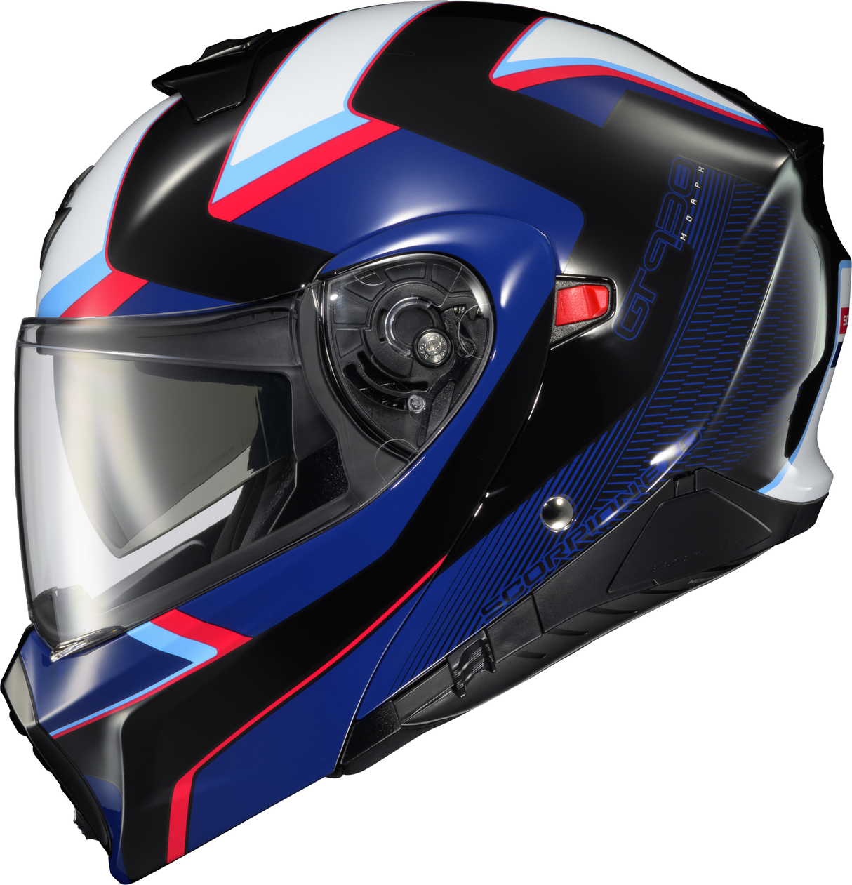 Scorpion - Exo Gt930 Transformer Helmet Morph Blue/Red Sm