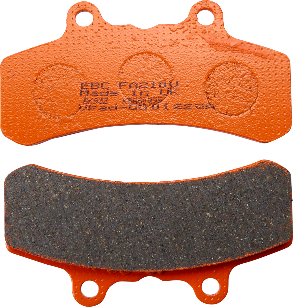 EBC FA-V Series Semi-sintered Front Brake Pads - FA210V (Buell S1 Lightning / S2 Thunderbolt / M2 Cyclone 1994–1997)