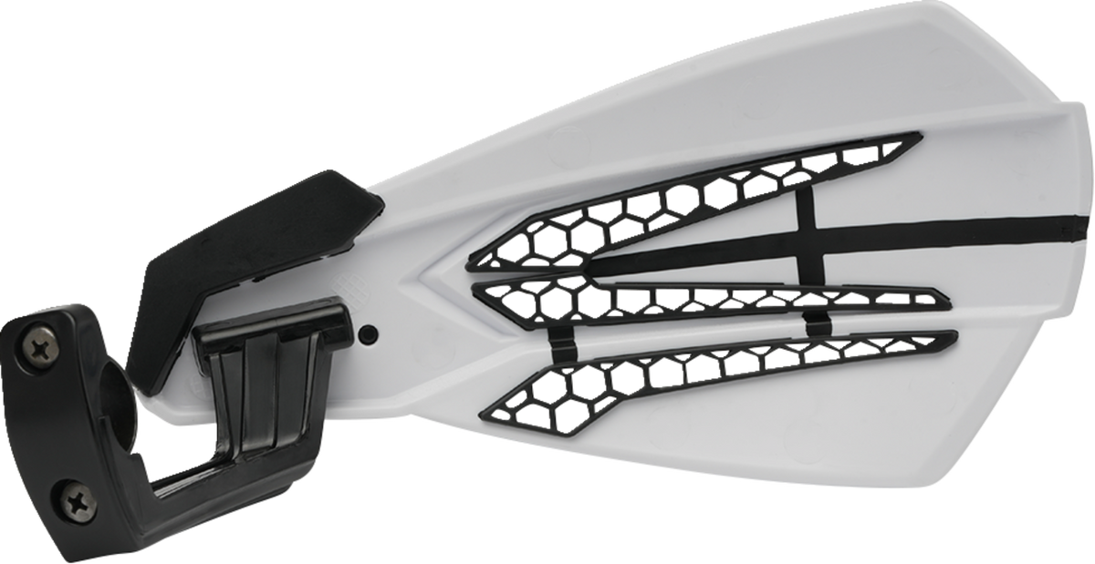 Cycra 1CYC-0057-42X MX-Race Handguards - White/Black | ATV/UTV/Off-Road