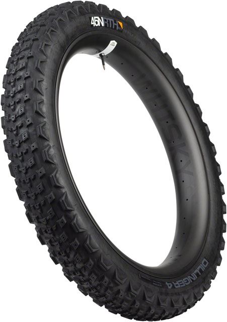 45NRTH Dillinger 4 Fat Bike Tire - 26x4.2 | 120 TPI Tubeless | Custom Studdable