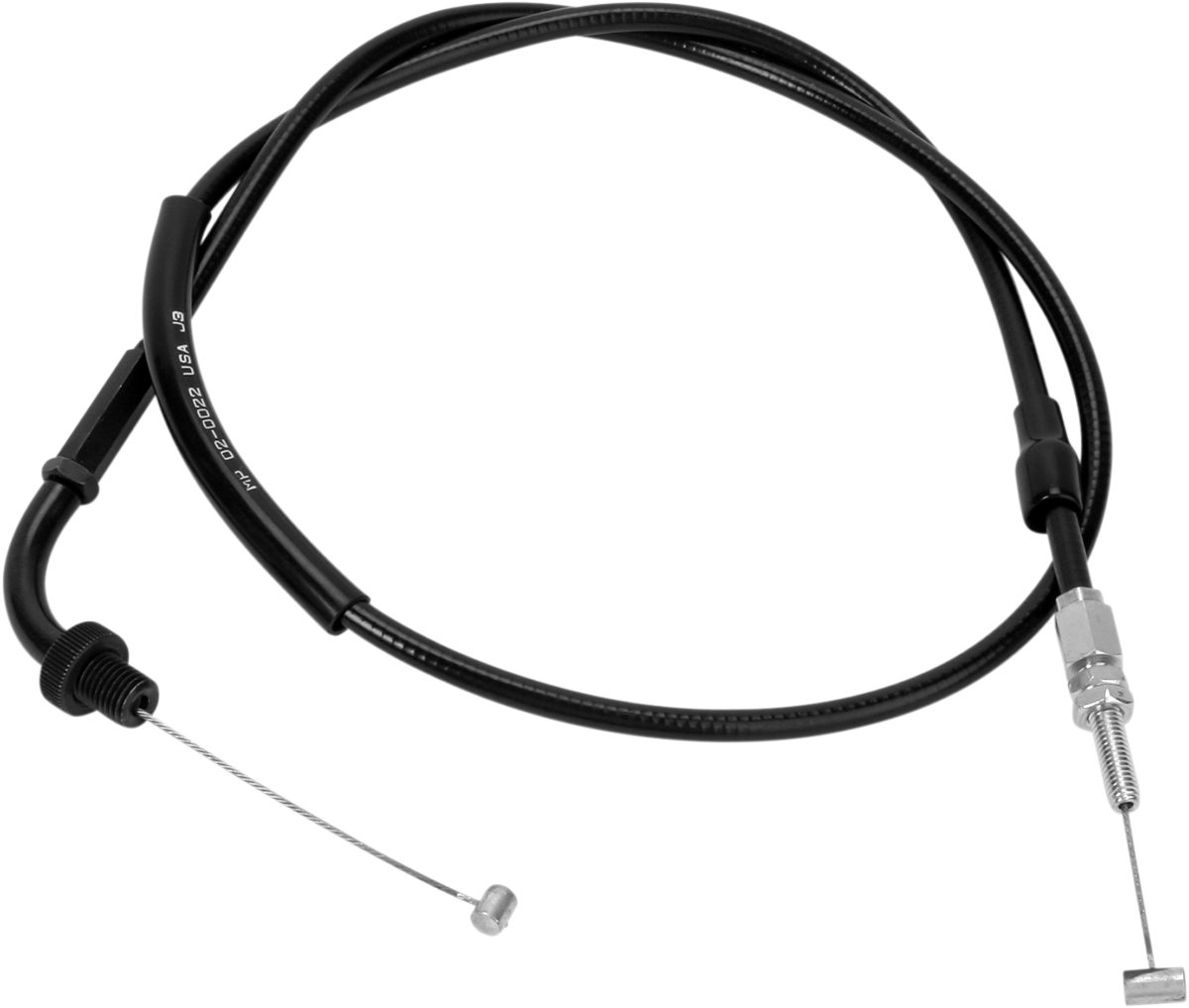 MOTION PRO Black Vinyl Throttle Cable - Pull - Honda 02-0022