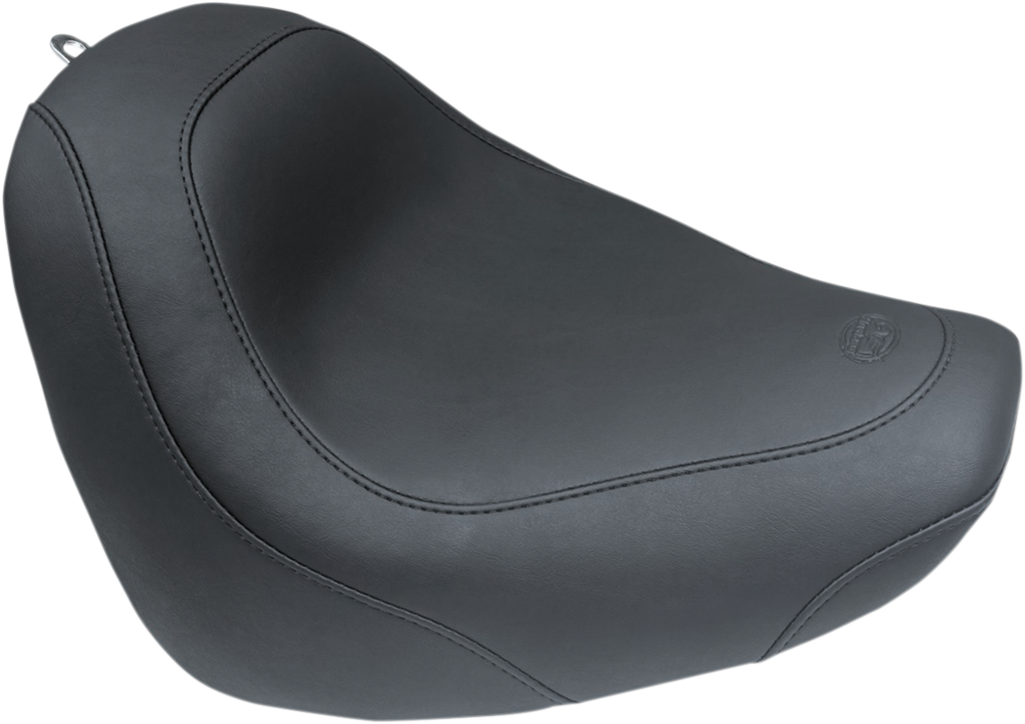 MUSTANG Seat - Wide Tripper* Solo - without Backrest - Smooth - Black 75704