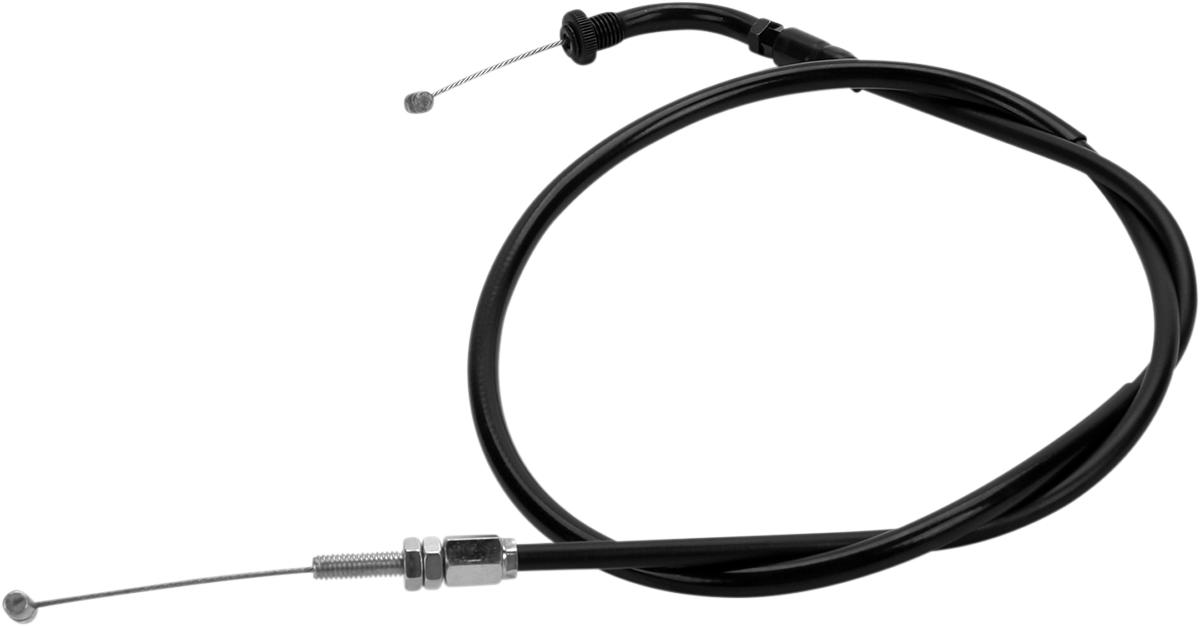 MOTION PRO Black Vinyl Throttle Cable - Pull - Honda 02-0102