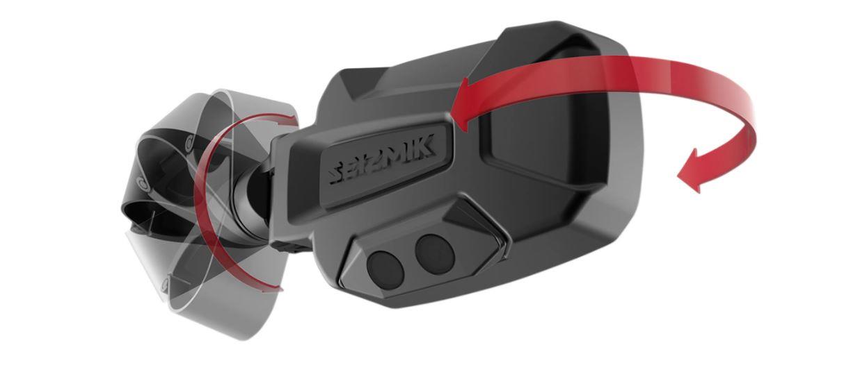 Seizmik - Mirror - Pursuit Night Vision - Side View - Black - 2" (Open Box)