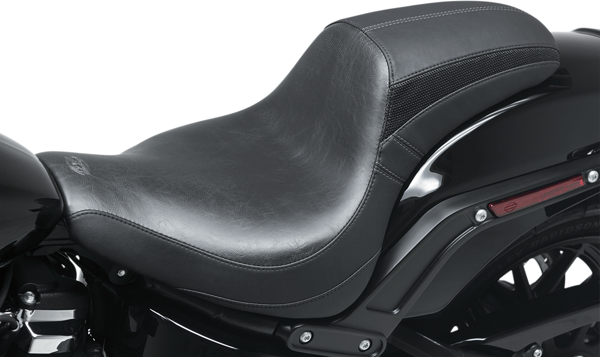 MUSTANG Seat - Tripper* Fastback - Smooth - Black - FXFB 75709