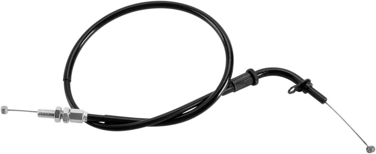 MOTION PRO Black Vinyl Throttle Cable - Pull - Suzuki 04-0218