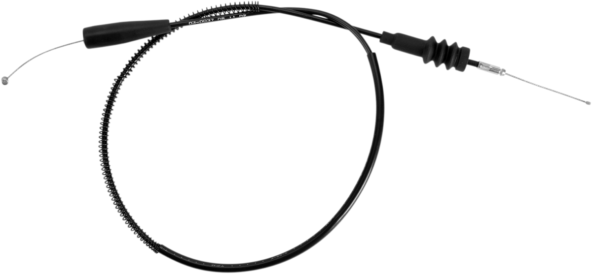 MOTION PRO Black Vinyl Throttle Cable - Pull - Kawasaki 03-0037