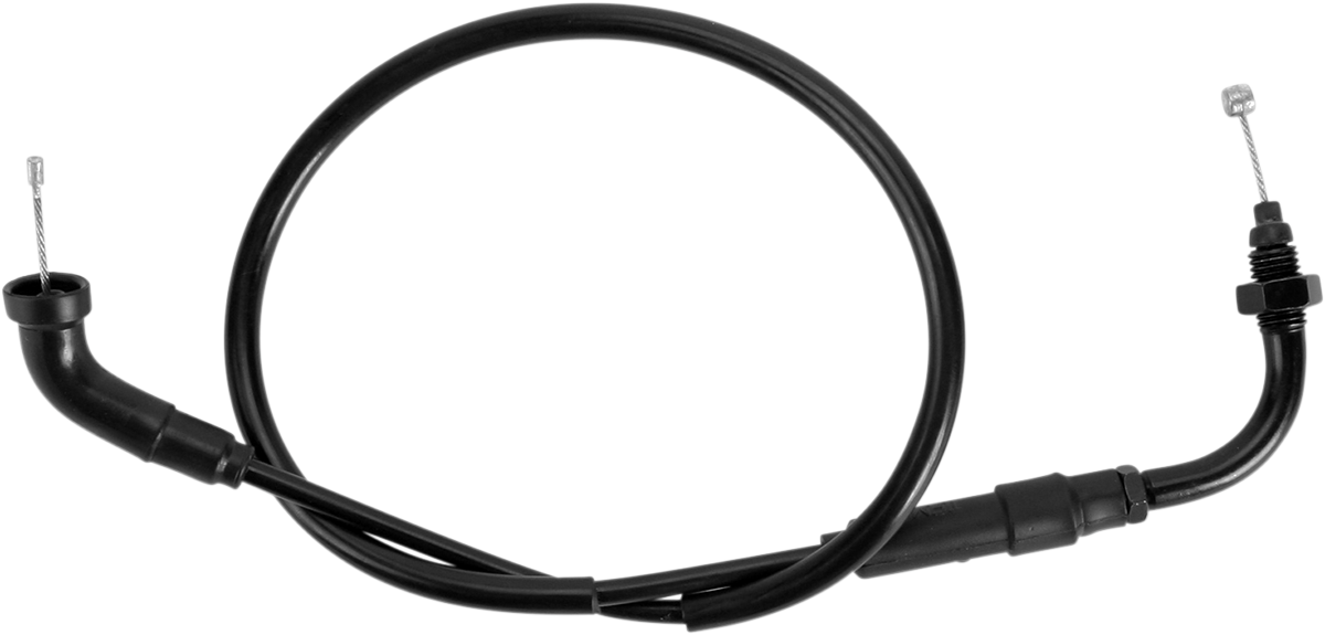 MOTION PRO Black Vinyl Throttle Cable - Pull - Honda 02-0418