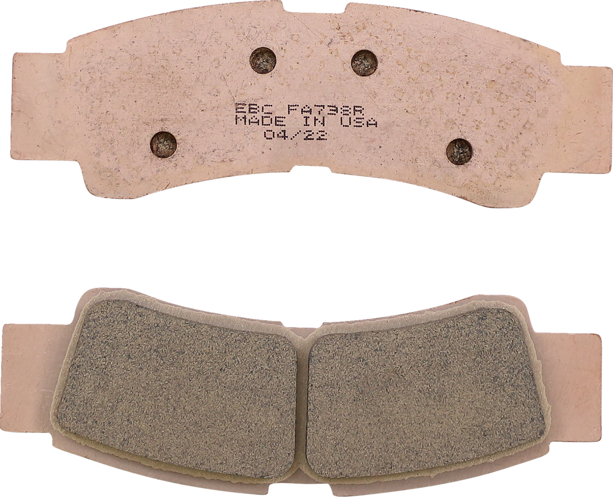 EBC FA-R Series Sintered Front Brake Pads - FA738R (Kawasaki Teryx KRX 1000 2020–2023)