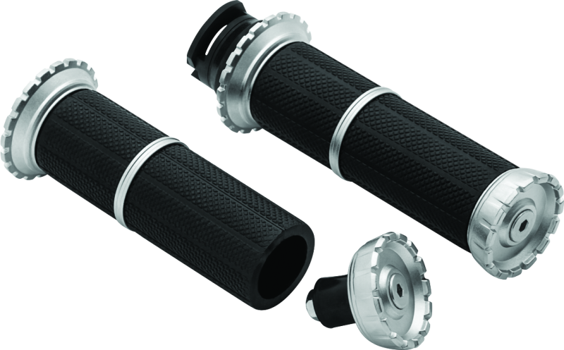 Kuryakyn Riot Grips Scout Silver - Cycle City Outdoors