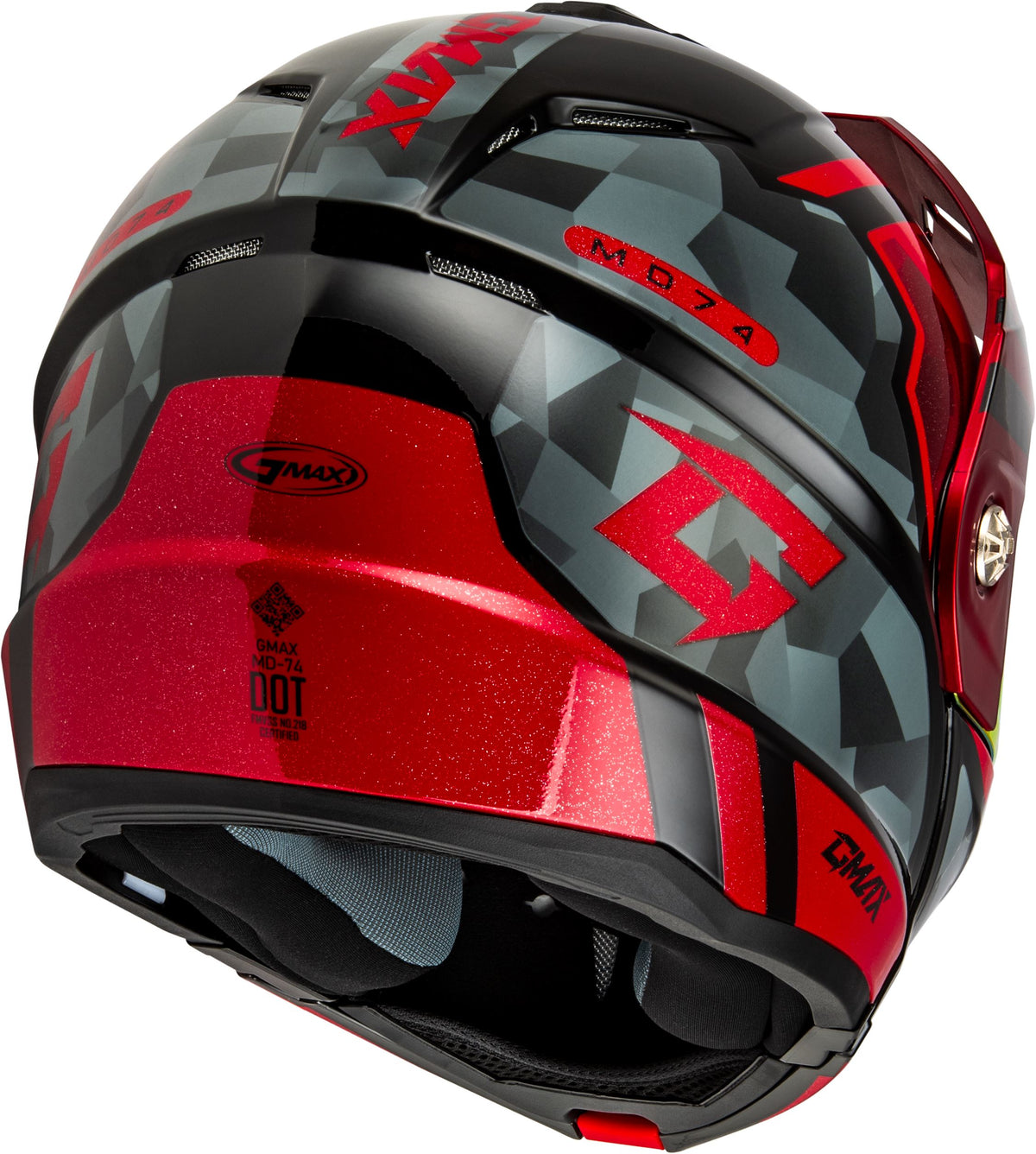 GMAX MD-74 Striker Modular Adventure Helmet | Clear & Mirrored Shields