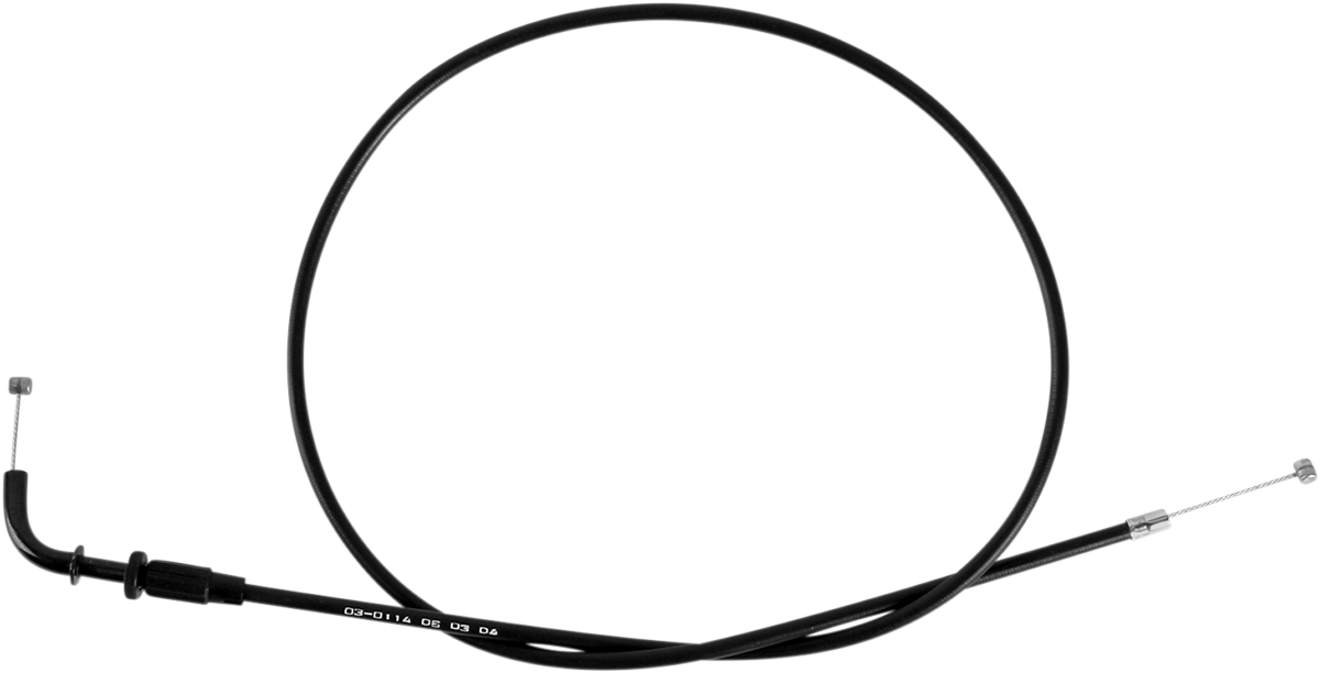 MOTION PRO Black Vinyl Throttle Cable - Pull - Kawasaki 03-0114