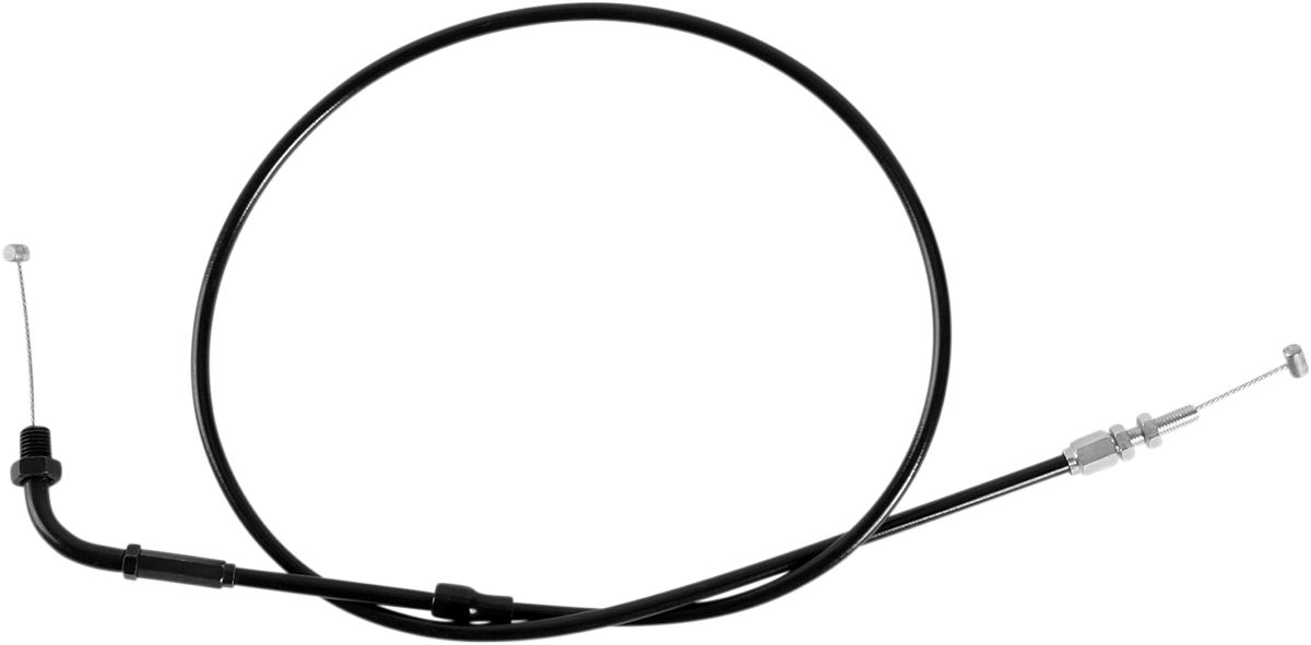 MOTION PRO Black Vinyl Throttle Cable - Pull - Suzuki 04-0136