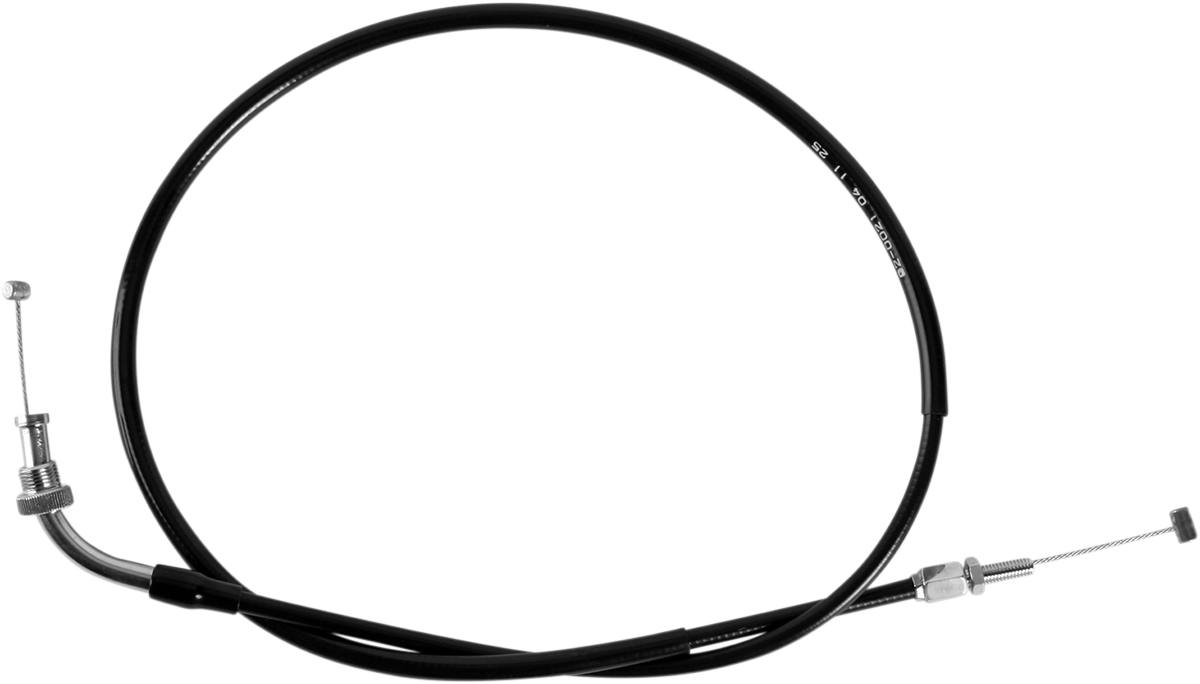 MOTION PRO Black Vinyl Throttle Cable - Push - Honda 02-0021