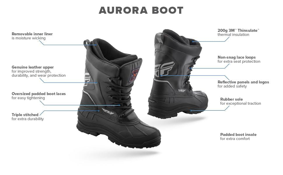 Fly Racing - Aurora Boots (Open Box) - Cycle City Outdoors