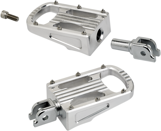 BILTWELL Punisher Foot Pegs - Polished - Softail 7006-303-03