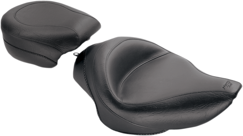 MUSTANG Wide Rear Seat - Smooth - Black - XL '04-'21 76507