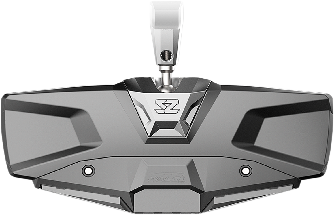 SEIZMIK Mirror - Halo R - Rear View w/LED Cabin Light - Rectangle - Silver w/Silver Bezel - 1-3/4" 56-18019