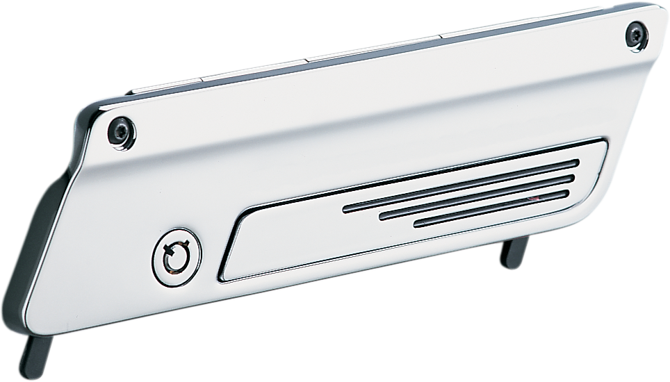 DRAG SPECIALTIES Saddlebag Latch Insert - Chrome - FLT/FLH '99-'13 720022-BC3H - Cycle City Outdoors