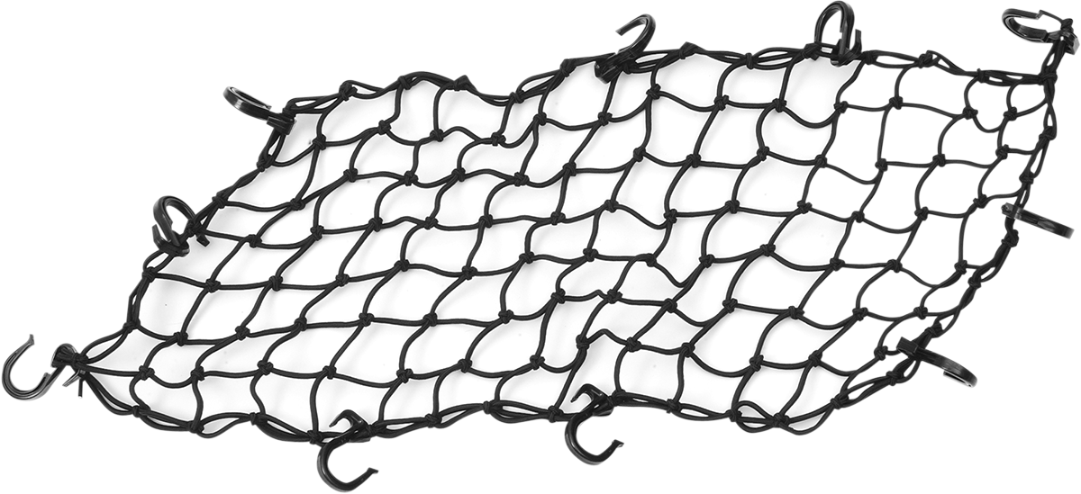 Powertye Mfg. 50302 Cargo Net - Adjustable - 15" x 30" - Black | Adventure/ATV/UTV