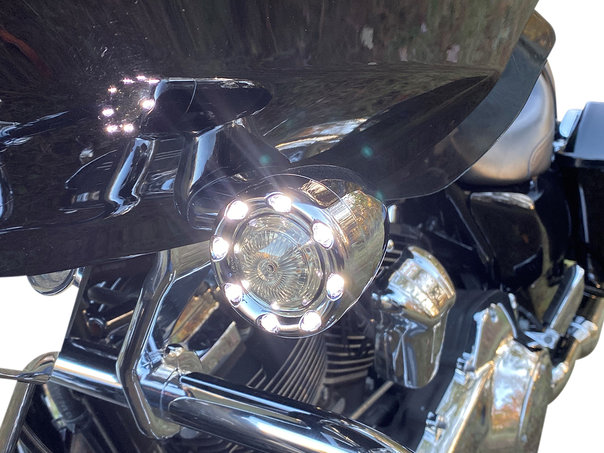 Custom Dynamics Bullet Turn Signal JAE - Chrome - Smoke Lens PB-BR-AW-JAE-CS - Cycle City Outdoors