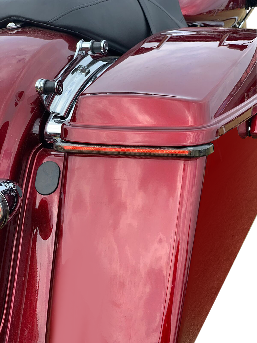 Custom Dynamics Saddlebag Lights - Smoke Lens CD-LPSEQ-BCM-S - Cycle City Outdoors