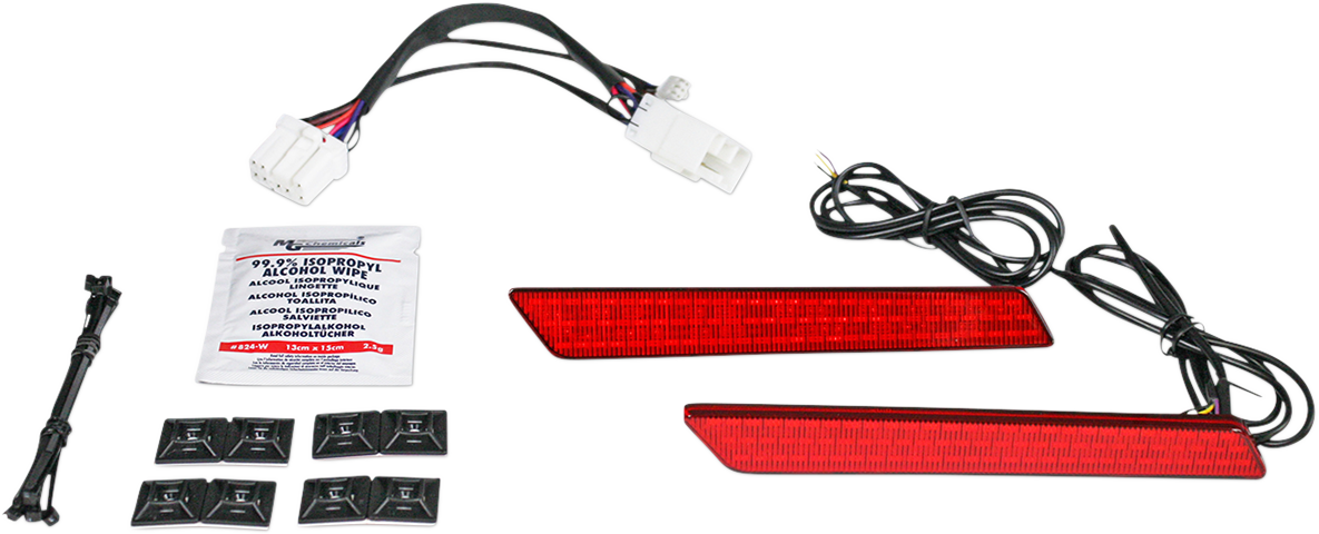 Custom Dynamics Saddlebag Latch Lights - '97-'13 - Red CD-LATCH-HD-R - Cycle City Outdoors