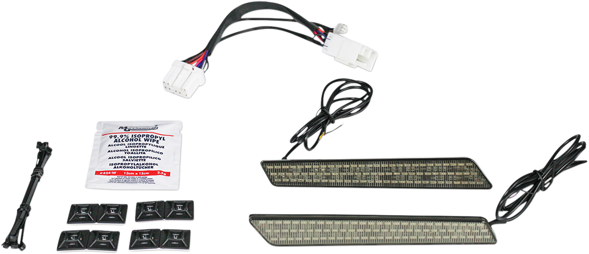 Custom Dynamics Saddlebag Latch Lights - '97-'13 - Smoke CD-LATCH-HD-S - Cycle City Outdoors